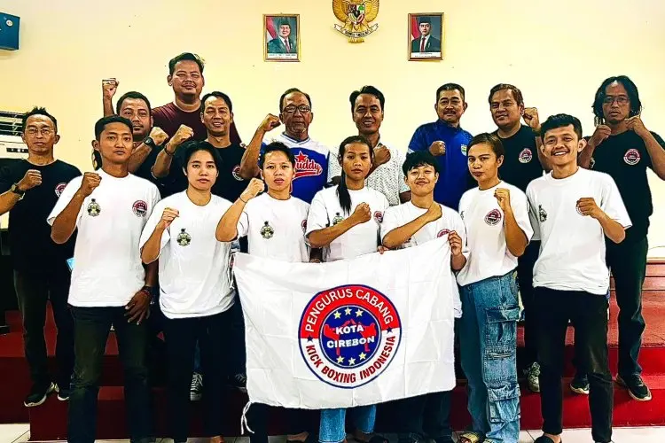 14 Atlet Kick Boxing Kota Cirebon Dilepas ke BK Porprov Jawa Barat
