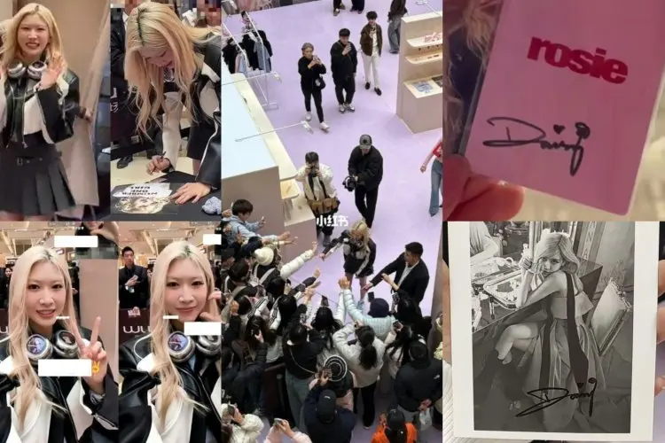 Berpura-pura jadi Rose BLACKPINK hingga Gelar Fansign, Influencer Asal Tiongkok Ini Menuai Kecaman