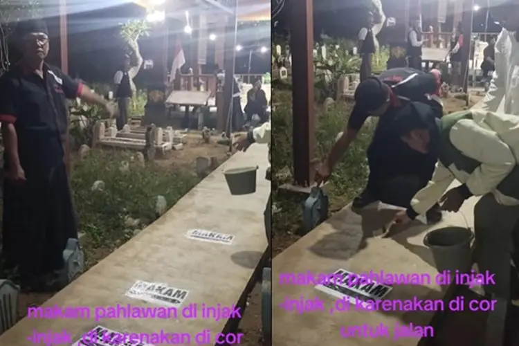 Viral Makam Pahlawan Dicor di Kudus Demi Akses Jalan ke Makam Habib Jakfar Alkaff
