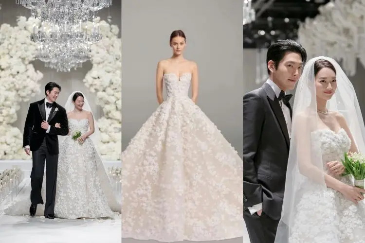 Shin Min Ah Pakai Gaun Pengantin Simpel dan Elegan Seharga Rp479 Juta di Hari Pernikahannya