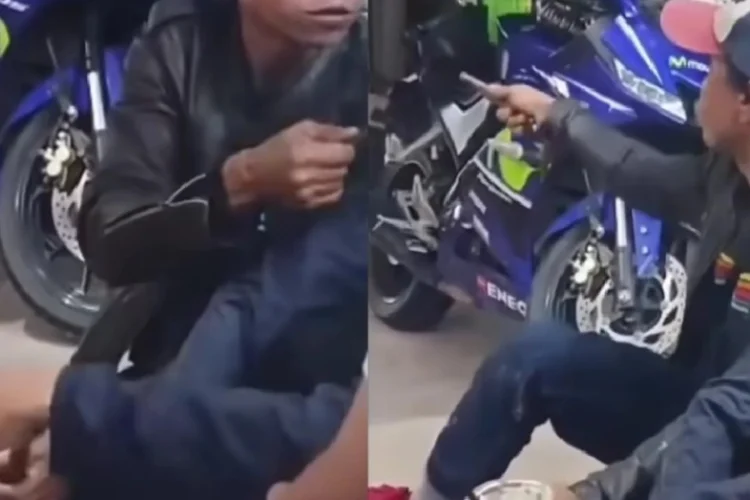 Viral Video Pria Diduga Preman Ancam Bakar Minimarket, Warga Cimanggung Sumedang Resah