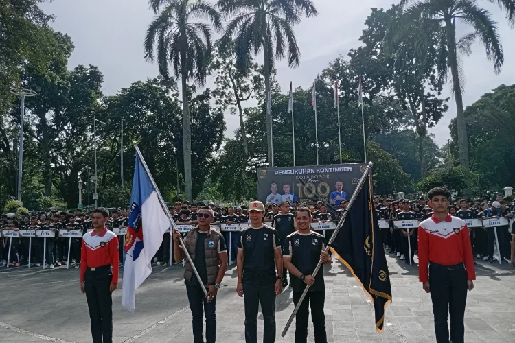 Porprov 2026,  Dedi A Rachim Kukuhkan Kontingen Kota Bogor
