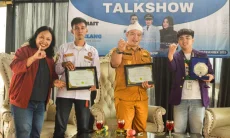Mahasiswa TRMB Unpak Kelola Media Kreatif Desa Cipelang dan Desa Tapos 1