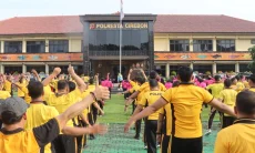 Imara Utama Tekankan Kondisi Fisik Personel Polresta Cirebon untuk Tugas Pelindung dan Pengayom Masyarakat