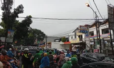 Arus Lalu Lintas Padat di Hari Pertama Masuk Sekolah Kota Bogor
