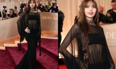Lisa BLACKPINK Makin Berani dengan Pakai Gaun Transparan saat Hadiri Golden Globe Awards
