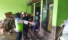 Diduga karena Korsleting Listrik, Sebuah Ruko di Cipatik Terbakar