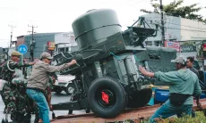 Jadi Ikon Sejarah Militer dan Solusi Kemacetan, Bundaran Jati Cimahi Hadir dengan Rudal Rapier Tahun 1984