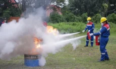 Perkuat Kesiapsiagaan Kebakaran, Disdamkarmat Kabupaten Cirebon Gandeng Pertamina