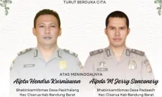 Kronologis Anggota Polsek Cisarua Gugur saat Menolong Korban Longsor Pasirlangu Cisarua