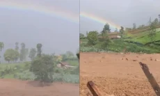 Viral Kemunculan Pelangi di Lokasi Longsor Pasirlangu Bandung Barat, Warganet Singgung soal Pertanda Baik