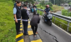 Jalan Danasasmita Bogor Retak, Sekda Tutup Ruas Jalan dan Terjunkan Tim PUPR