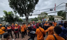 Tim SAR Gabungan Lakukan Pencarian MY dengan Visualisasi dan Pengarungan Cisadane