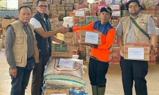PHRI KBB Salurkan Bantuan Logistik Korban Longsor Cisarua