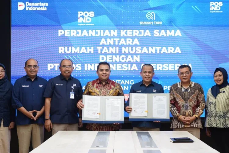 Perkuat Rantai Pasok Pangan Nasional, Pos Indonesia Gandeng Rumah Tani Nusantara