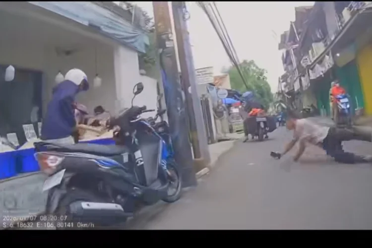 Viral Aksi Curanmor Berujung Tembakan di Palmerah, Warga Terluka Saat Coba Tangkap Pelaku