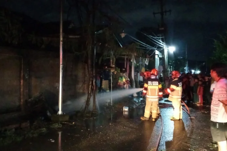 Kios Bensin Eceran di Bogor Utara Terbakar, Kerugian Capai Rp100 Juta