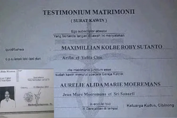 Viral Foto 'Surat Kawin' Aurelie Moeremans dan Roby Tremonti, Netizen Ungkap Fakta Pahit di Baliknya