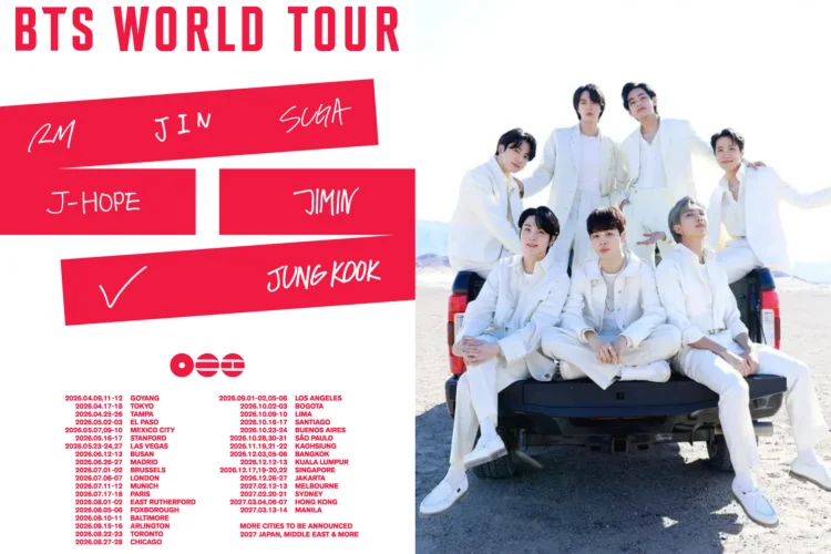 Mampir Jakarta 2 Hari saat Natal! BTS Umumkan Jadwal Tur Dunia 2026-2027