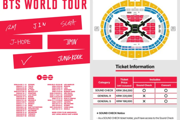 Di Jakarta Belum Diumumkan, HYBE Dikecam Karena Jual Harga Tiket Tur Dunia BTS di Korea dan Jepang Terlalu Mahal??