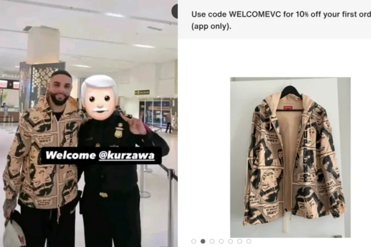 Intip Harga Jaket Layvin Kurzawa, Calon Bintang Persib yang Tampil Modis saat Tiba di Bandung