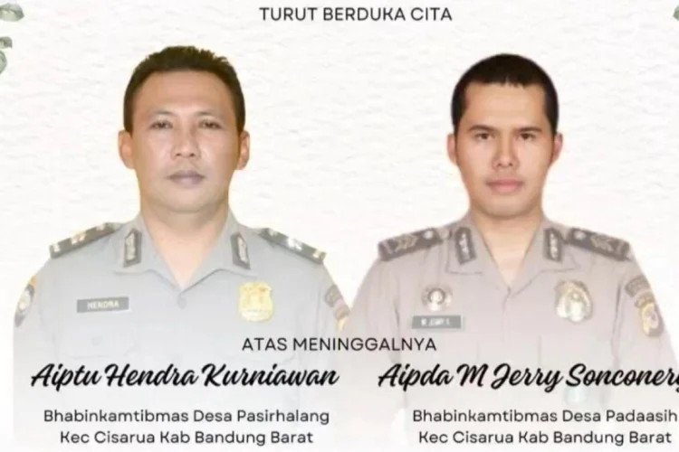Kronologis Anggota Polsek Cisarua Gugur saat Menolong Korban Longsor Pasirlangu Cisarua