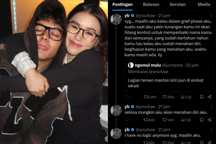 Almh Lula Lahfah Dihujat Netizen Karena Pacaran dengan Mantan Suami Temannya, Reza Arap: Aku Sudah Menahan Diri