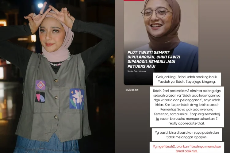 Bingung!! Chiki Fauzi Sudah Dicopot jadi Petugas Haji Diminta Balik Tapi Dicopot lagi
