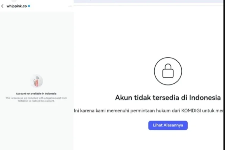Akun Instagram Whip Pink Diblokir Komdigi, BPOM Evaluasi Izin Edar Produk