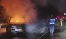 Mobil Balapan di Tol Jagorawi, Kecelakaan Hingga Terbakar