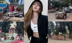 Jalanan Tangerang Disulap jadi Myanmar untuk Proses Syuting Film Lisa BLACKPINK