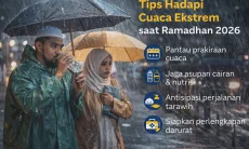 Tips Hadapi Cuaca Ekstrem Saat Ramadhan 2026 agar Puasa Tetap Sehat