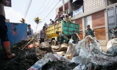 FOTO : Pascabanjir Majalaya Akibat Luapan Sungai Cisunggalah