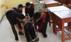 Kolaborasi Cisadane Resik dan Sagaranten Volunteer, Siswa Dilatih Mitigasi Bencana