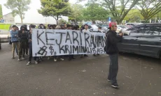 Mahasiswa Geruduk PN Tipikor Bandung, Sebut Kejari Cianjur Rawan Kriminalisasi