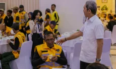 Ratusan Pasukan Kuning Bangga Dijamu di Gedung Utama Balai Kota Bogor