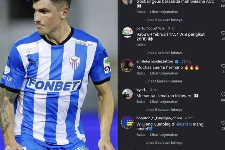 Unggahan Sergio Castel Diserbu Bobotoh Usai Kabar Gabung Persib Terungkap