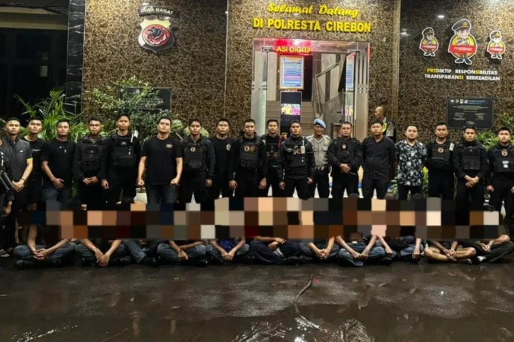 Polresta Cirebon Amankan Puluhan Pelajar Terlibat Tawuran