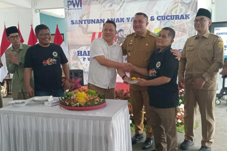 Peringatan HPN 2026, PWI Kabupaten Bogor Gelar Santunan Anak Yatim