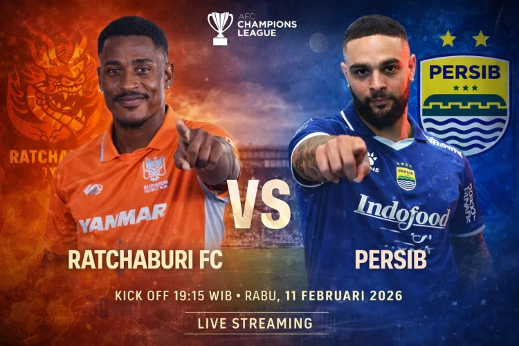 Link Live Streaming Ratchaburi FC vs Persib, The Dragons Siap Tempur Maung Bandung