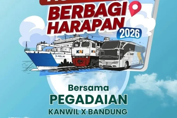 Pendaftaran Mudik Gratis 2026 Pegadaian Kanwil X Bandung Dibuka Hari Ini 12 Februari