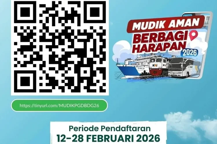 Mudik Gratis 2026 Kanwil Pegadaian X Bandung Dibuka, Ini Kuota dan Rute Tujuannya