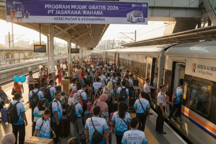 Jadwal Keberangkatan dan Rute Kereta Mudik Gratis 2026 Jasa Raharja 17 Maret