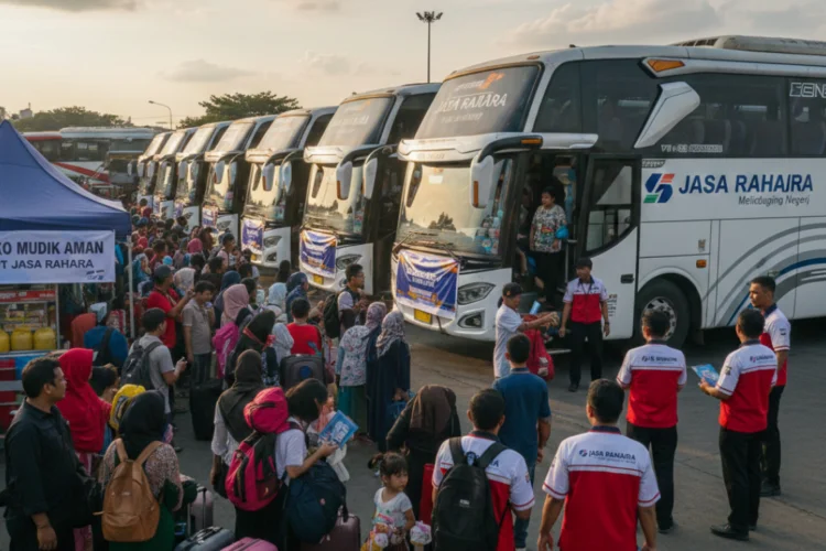 Berikut Info Rute Bus dan Jadwal Keberangkatan Mudik Gratis Jasa Raharja 17 Maret