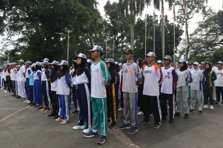 341 Pelajar Ikuti Latihan Gabungan Seleksi Paskibraka Kota Bogor 2026