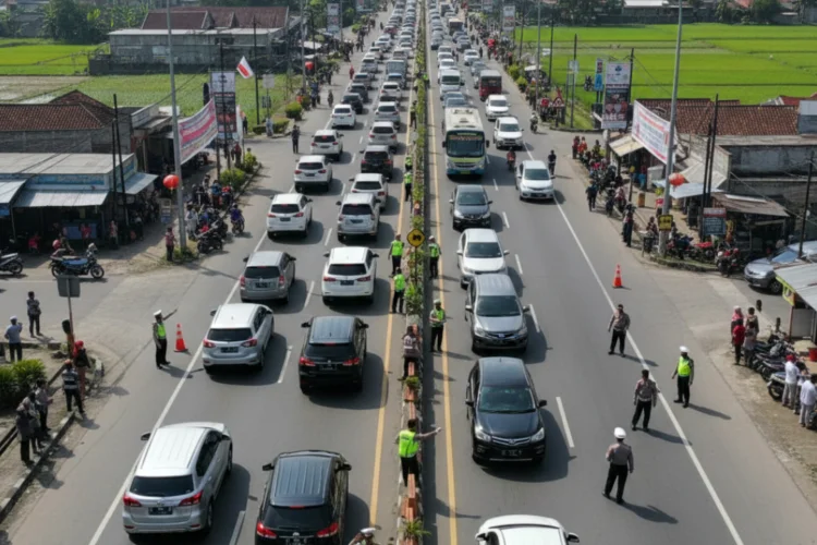Wisatawan Membludak saat Libur Panjang, Jalur Garut - Bandung Diberlakukan One Way