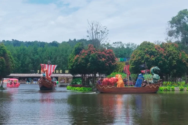 Naik Hanya 10 % di Libur Imlek, Pengelola Floating Market Lembang Fokus ke Lebaran