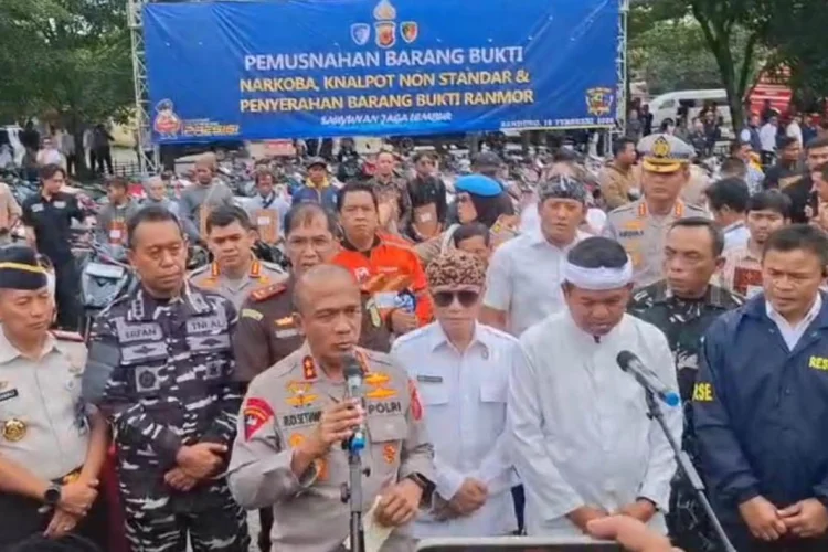 Di Polda Jabar, Rudi Setiawan Sebut 28,9 Kg Sabu Bisa Hancurkan Masa Depan Anak-anak