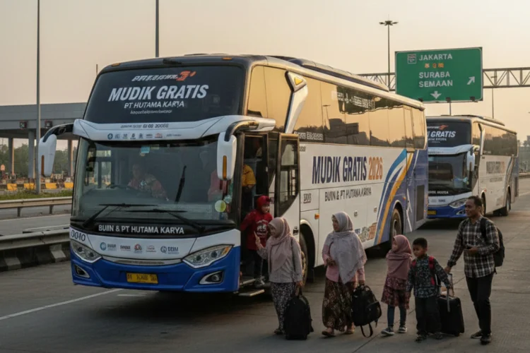Mudik Gratis 2026 PT Hutama Karya Dibuka, Ini Rute Tujuan Syarat dan Ketentuannya