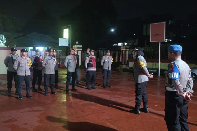Polsek Megamendung Tingkatkan Patroli Jelang Sahur Cegah Tawuran dan Perang Sarung